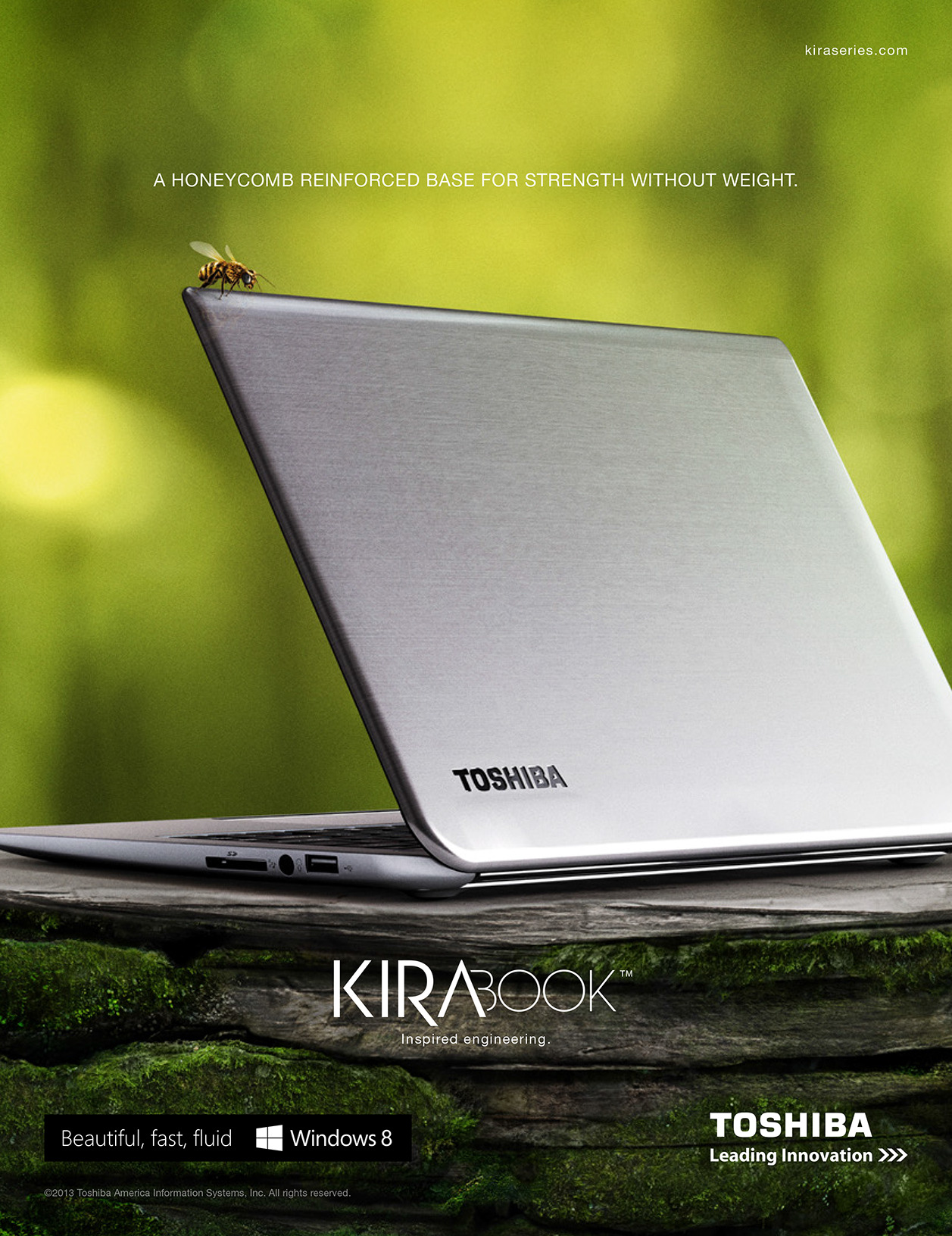 print magazine ad for toshiba laptops